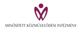 Minősített Közművelődési Intézmény logó